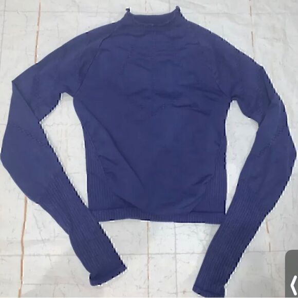 NWOT Free People Movement Good Karma High Neck Long Sleeve - Picture 3 of 5